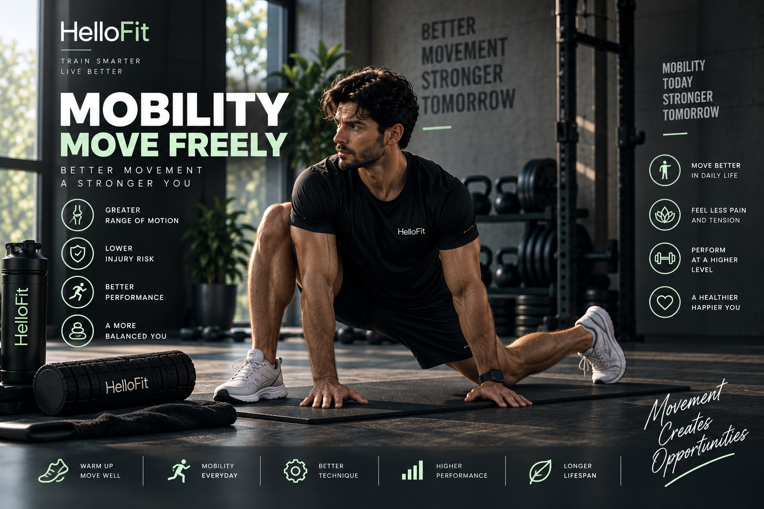 اهمیت تمرینات موبیلیتی (Mobility) در عملکرد ورزشی و سلامت بدن